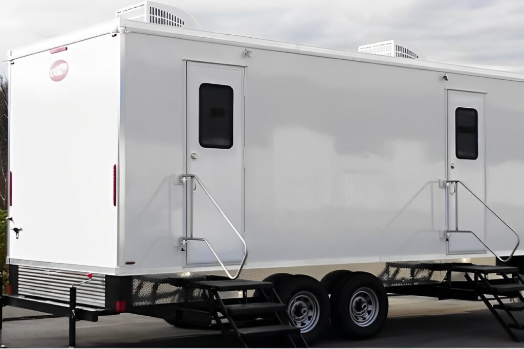 Luxury portable restrooms
