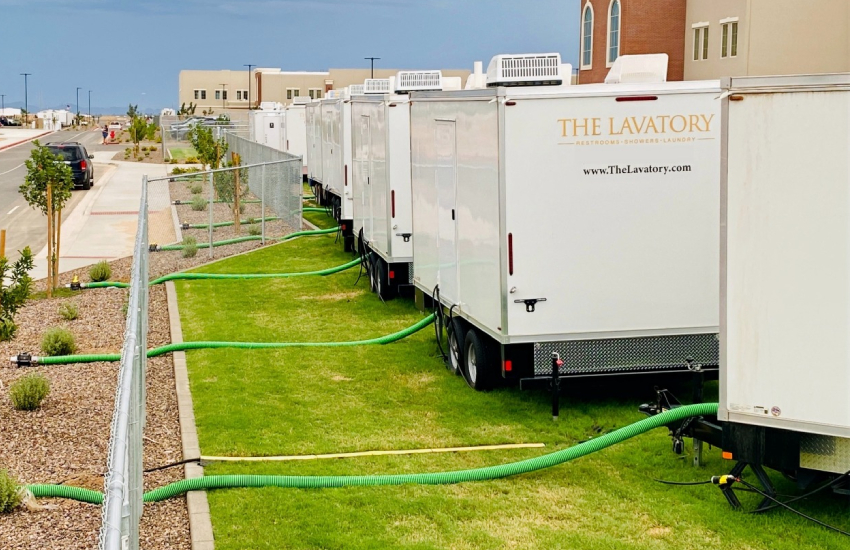 Portable bathroom rentals