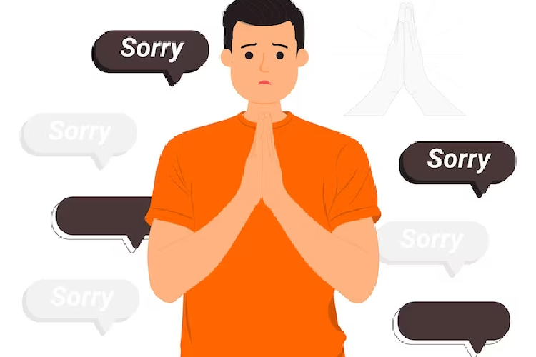 stop apologizing meme