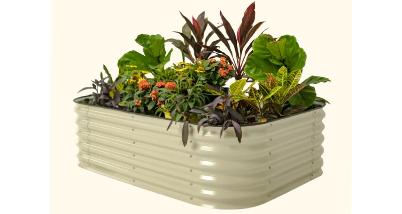 Galvanized raised beds