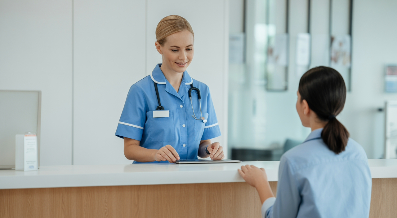 Primary care doctor consulting with a patient in a Burbank medical clinic